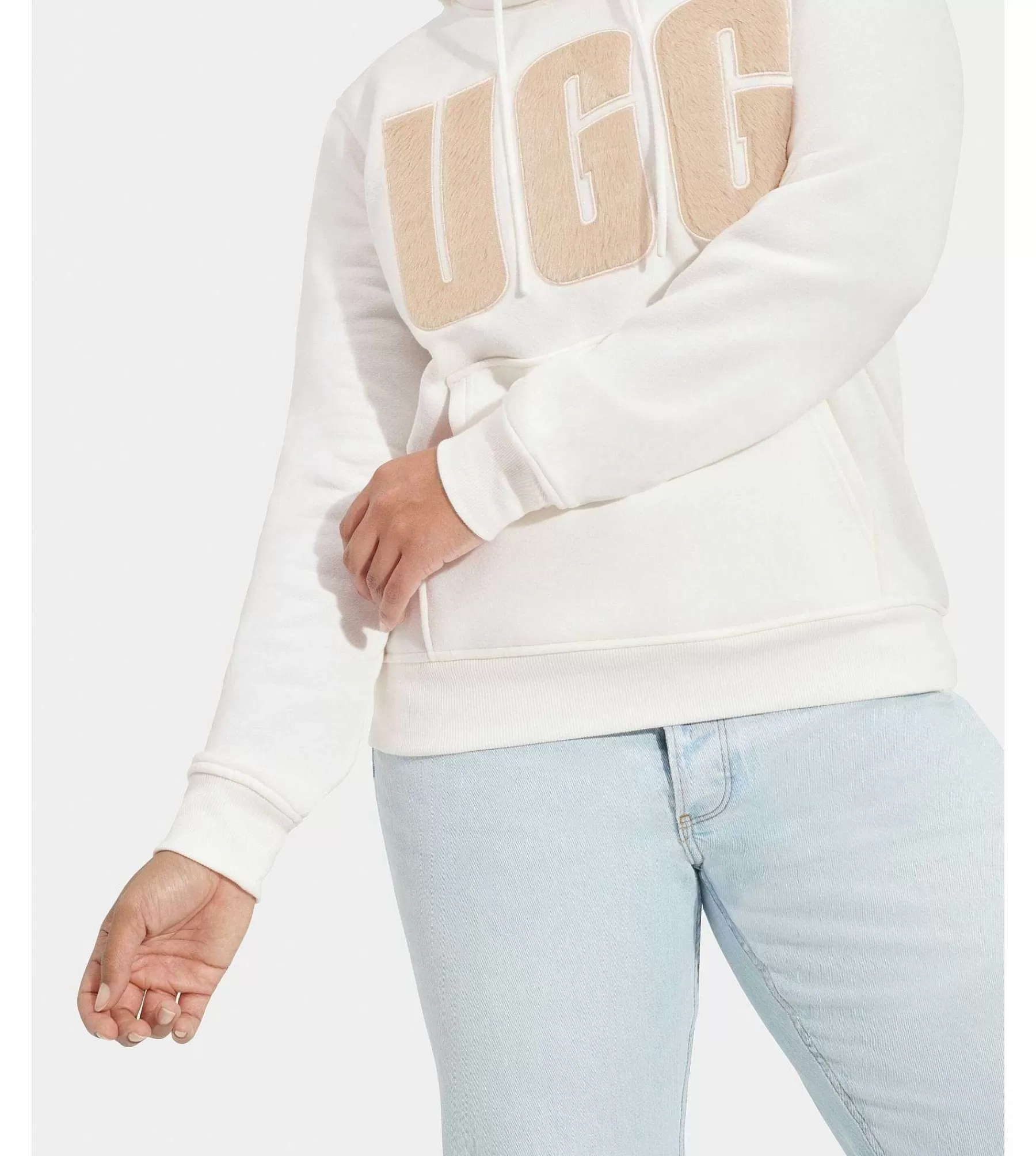 Rey fluff - Sweat à capuche avec logo | UGG Hot