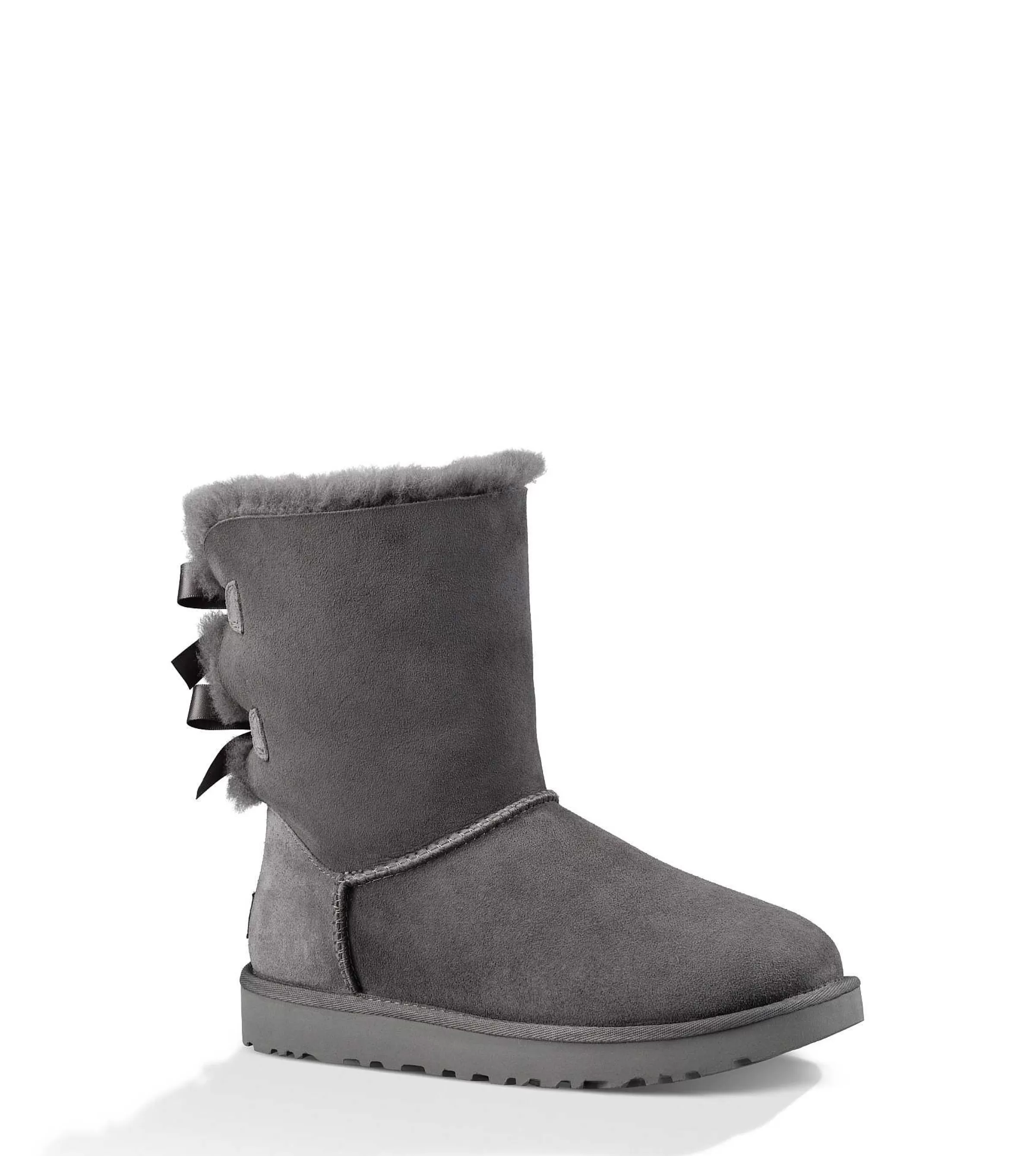 Bottes Classiques-UGG Bailey Bow II, Gris