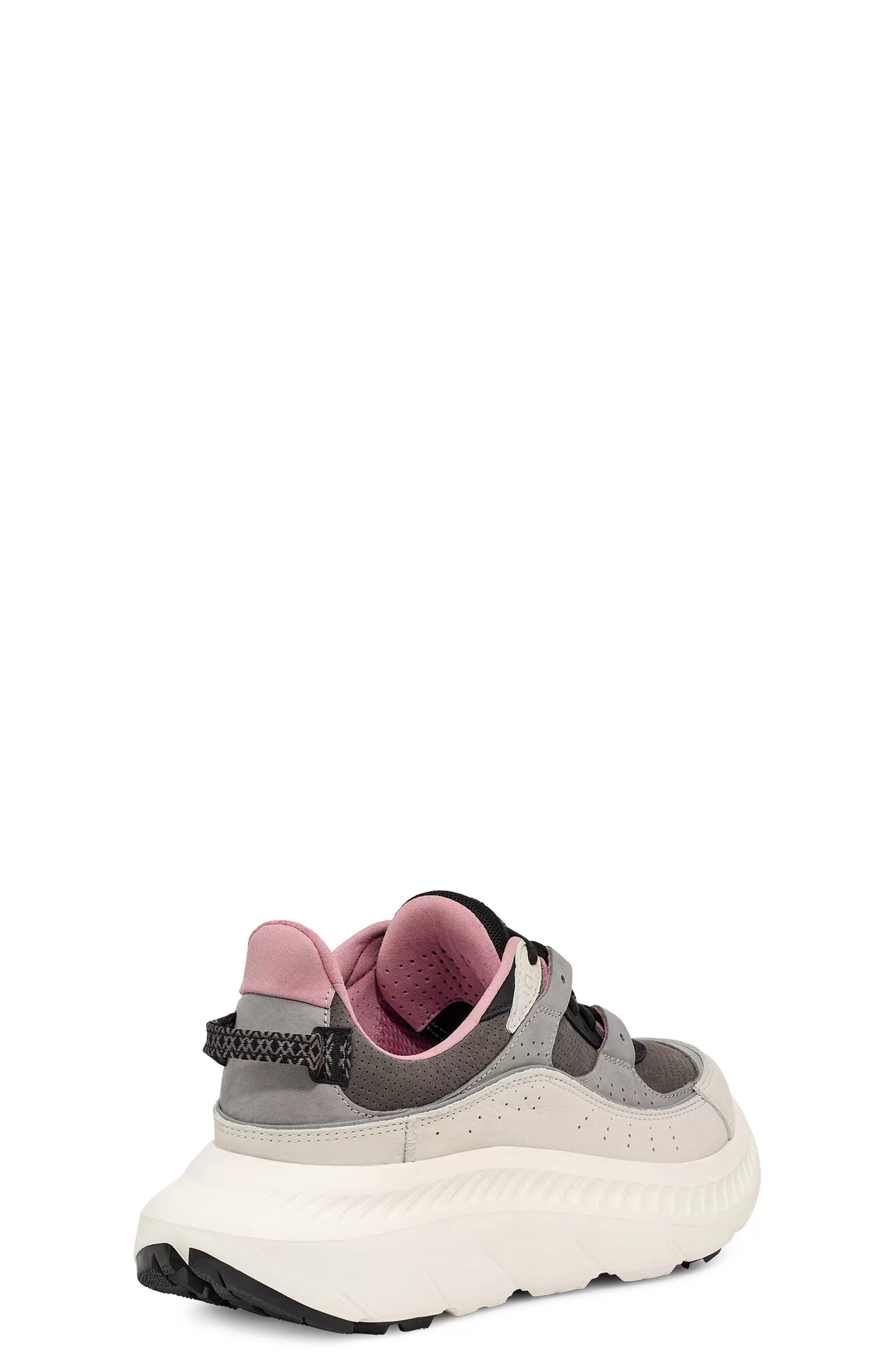 Sneakers-UGG Ca805 V2 Nubuck Blanc / Gris Asphalte / Bourgogne Clair