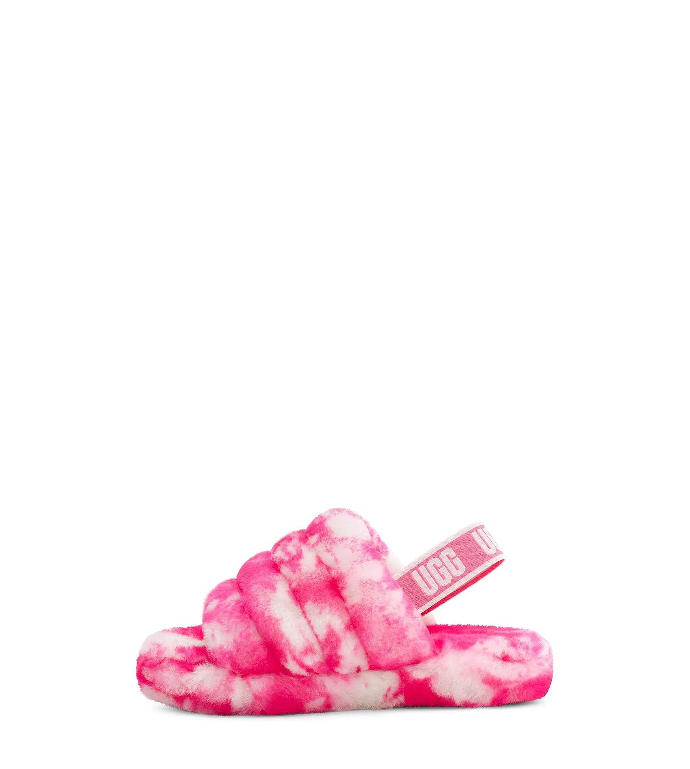 Chaussons-UGG Fluff Yeah Slide Marble Rose Rose / Rose Coquillage