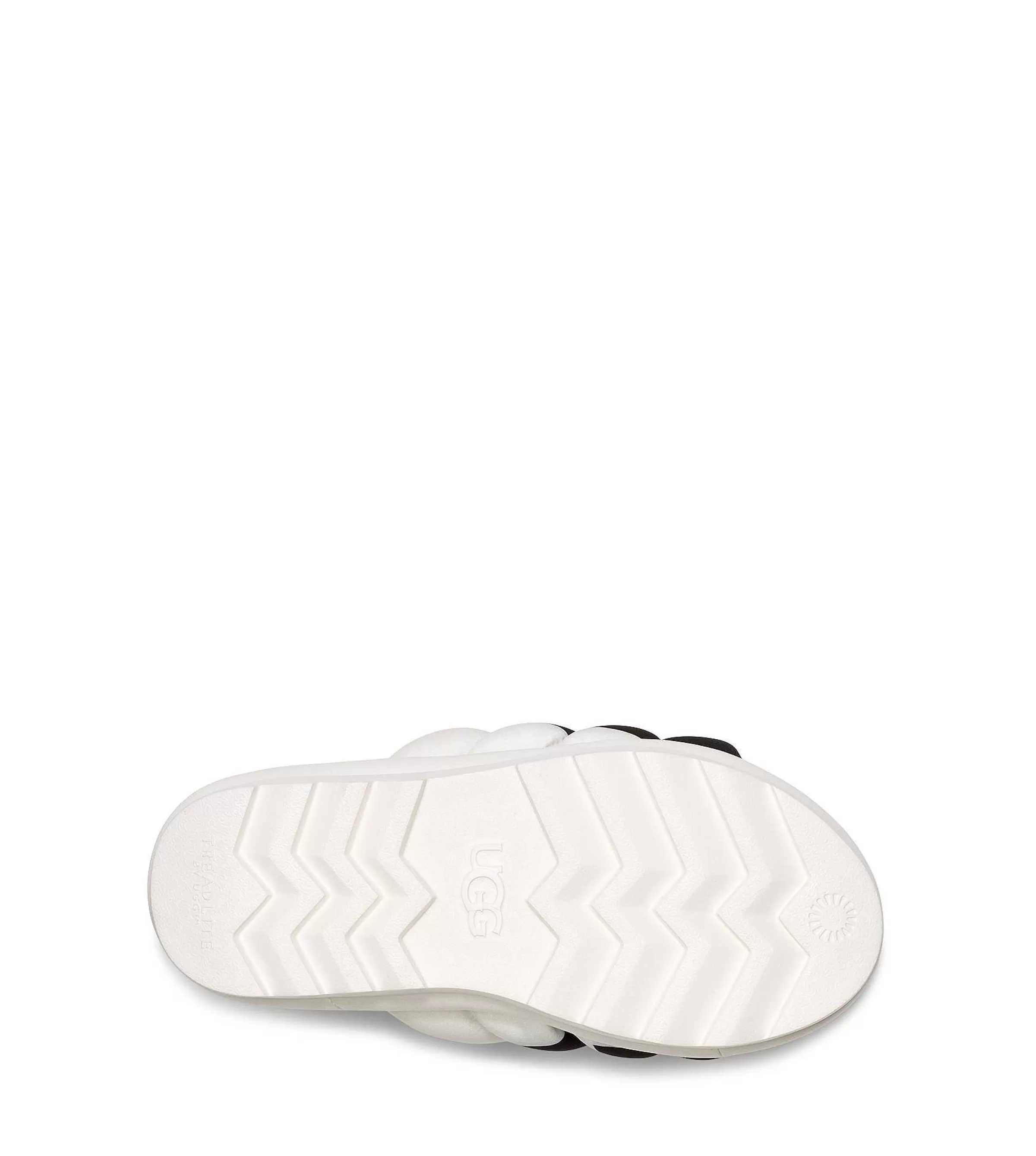 Sandales et Claquettes-UGG Logo Maxi Slide Blanc
