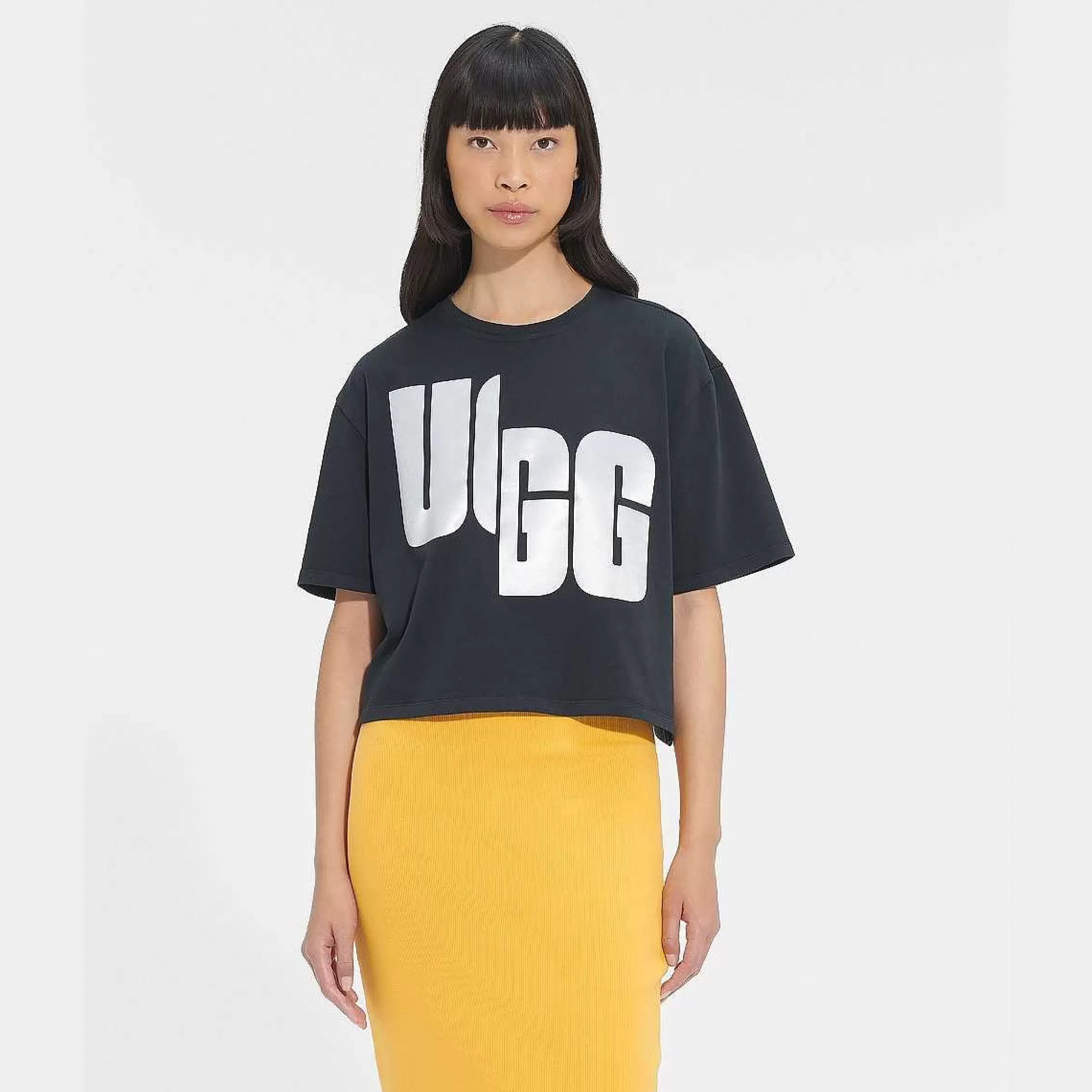 Collection RTW-UGG T-shirt à logo Fionna Noir blanc