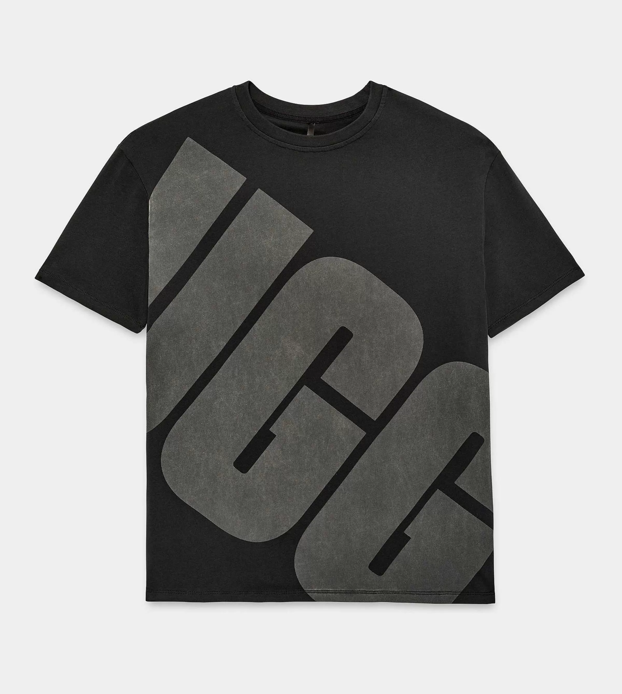 Collection RTW-UGG T-shirt à logo Jacqueline Noir / Charbon